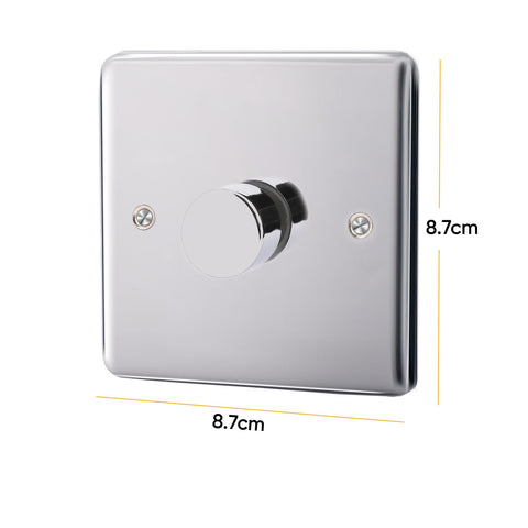 Standard Plate Switches and Sockets USB Plug Nickel Steel Rounded Corners Fused