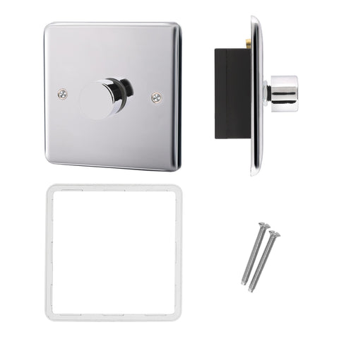 Standard Plate Switches and Sockets USB Plug Nickel Steel Rounded Corners Fused