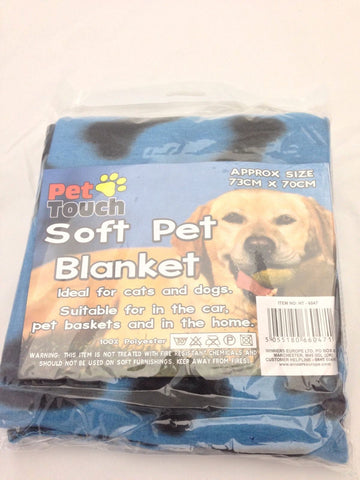 Paw Print Pet Fleece Blanket