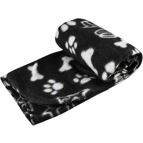 Paw Print Pet Fleece Blanket