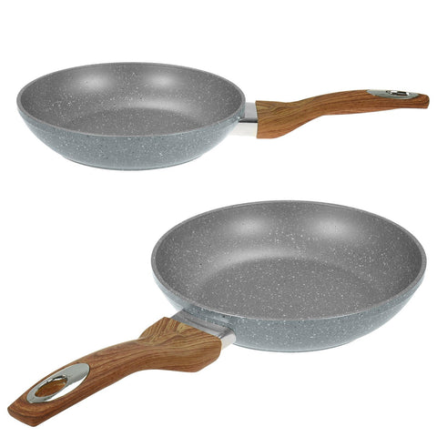 Marble Stone Frying Pan 20cm Gourmet Cooking Experience