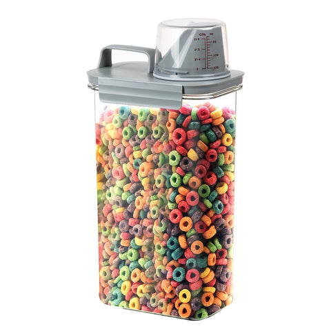 Convenient 2300ml Food Container Cereal Dispenser GREY