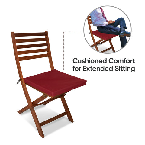 Outdoor Chairpad in Waterproof Fabric: All-Weather Comfort