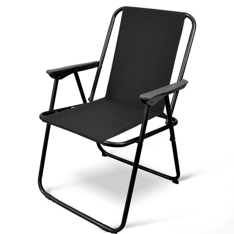 Relaxing Spring Beach Chair Designed for Outdoor Comfort BLACK