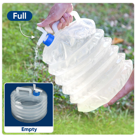 Travel-Friendly Collapsible Water Bottle: 10L Capacity