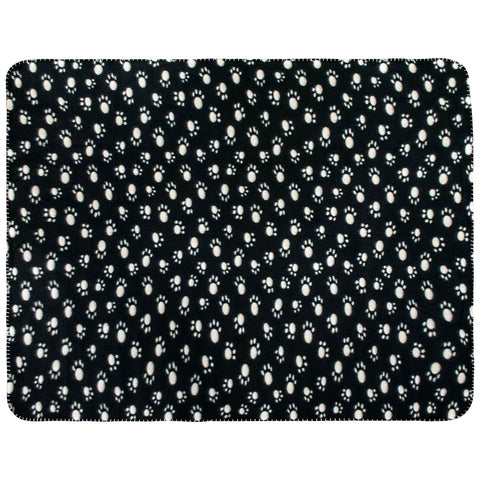 Paw Print Pet Fleece Blanket