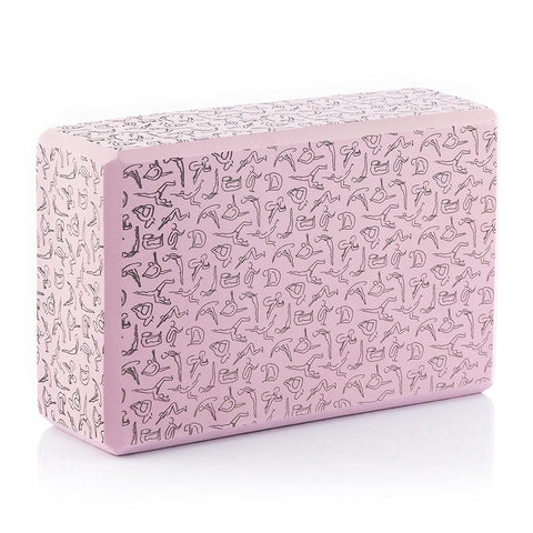 Pink EVA Foam Yoga Block Brick