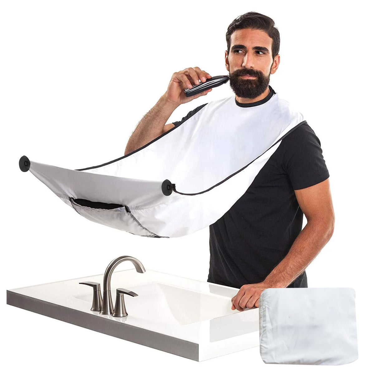 Men Beard Apron Bib Shave Facial Hair Cape