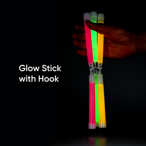 3PC 6" Glow Stick with Hook