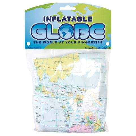 PVC Inflatable Blow Up World Globe 30CM