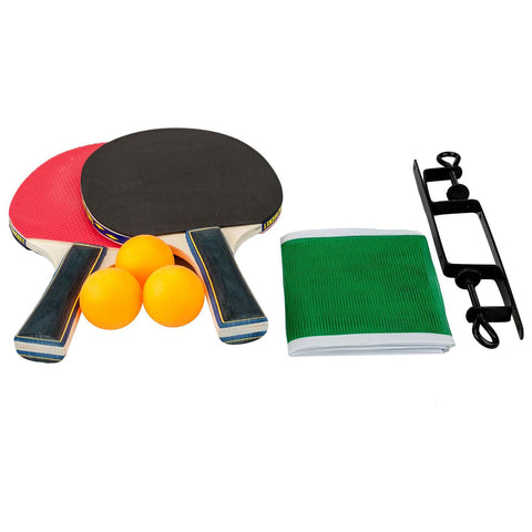 Table Tennis Complete Set 2 Paddle Bats 3 Ping Pong Balls