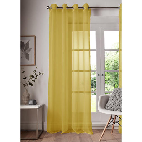 Eyelet Top Voile Curtains