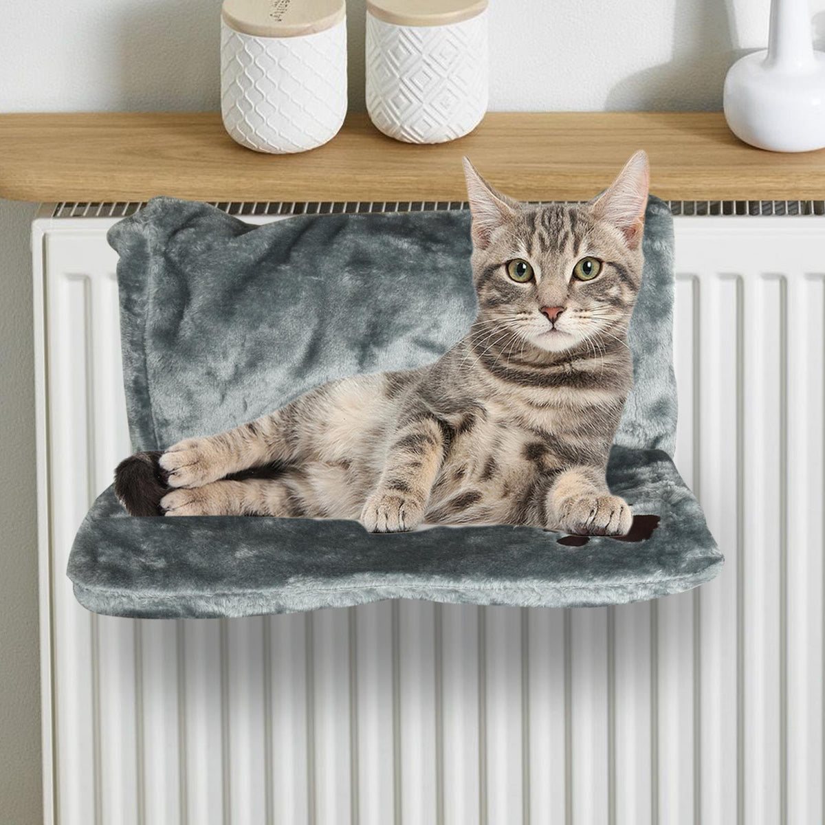 Cat Kitten Hanging Radiator Pet Bed Warm Fleece Basket