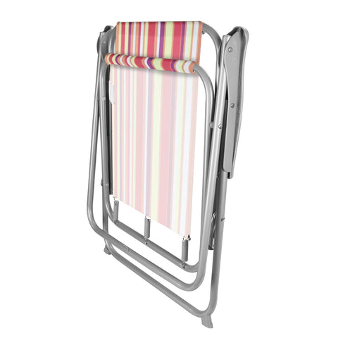 Spring Beach Chair Red Stripes