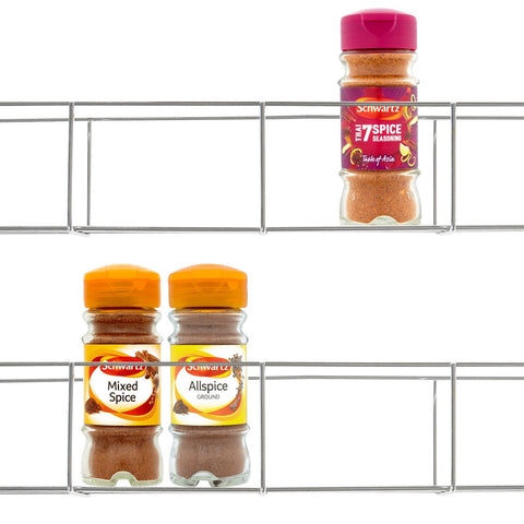 5 Tier Spice Herb Jar Rack Holder