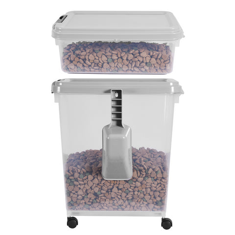 Airtight Plastic Pet Food Storage Container