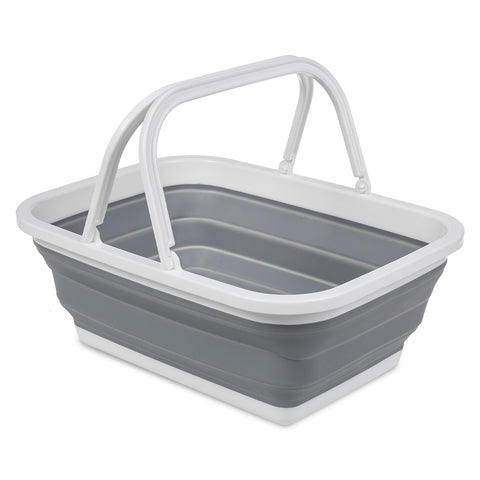 Collapsible Washing Up Bowl With Carrying Handles