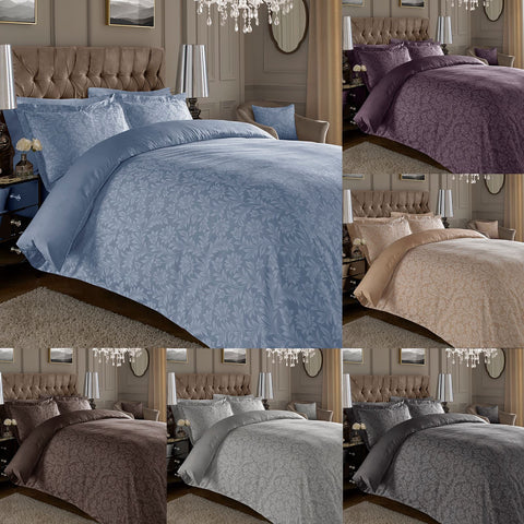 600TC  Jacquard Cotton Rich Duvet Set