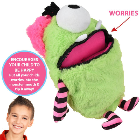 Worry Monster Green