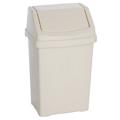 Plastic Swing Top Bin Waste Rubbish Dust