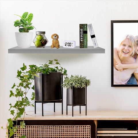 Wooden Hanging Floating Shelves