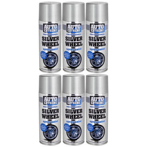 Silver Wheel Aerosol Spray Cans 400ml