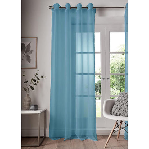 Eyelet Top Voile Curtains