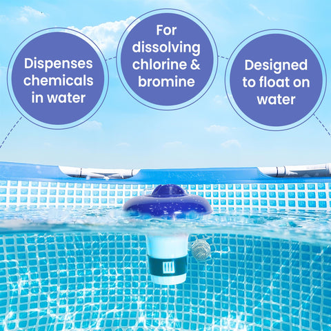 Automatic Floating Chlorine Chemical Tablet Dispenser