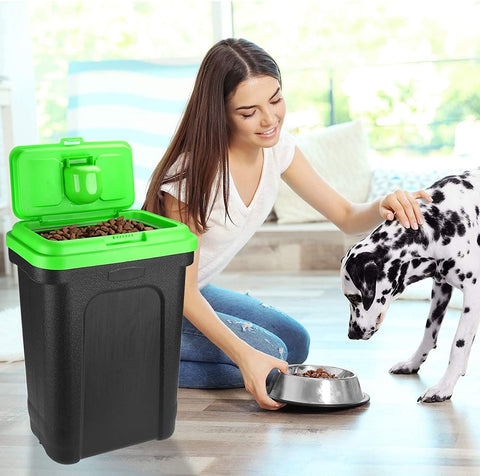 Pet Food Storage Container with Scoop