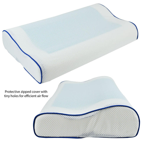 Memory Foam Cooling Gel Pillow Regular Size