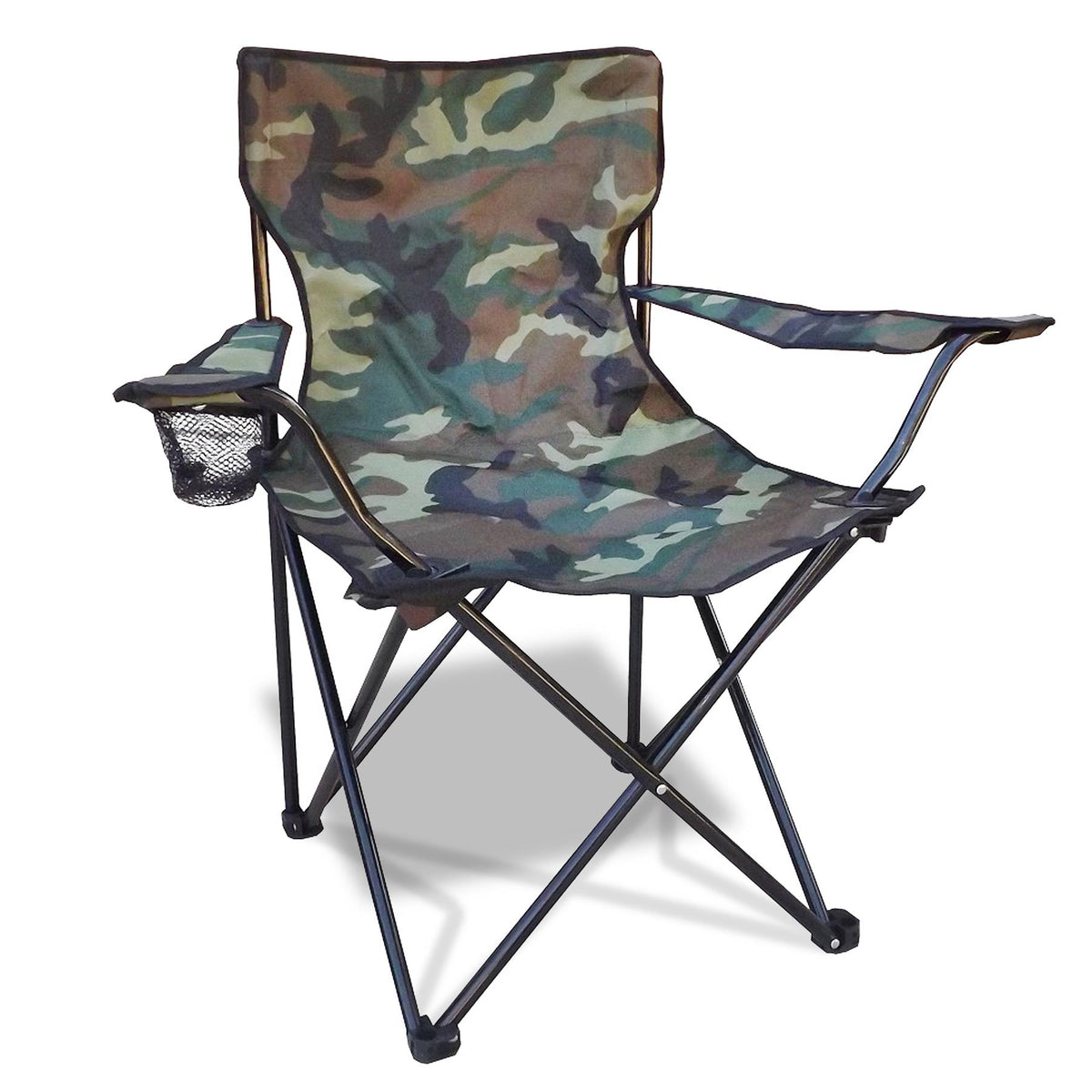 Beach Camping Chair Green Camo