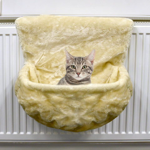 Cat Kitten Hanging Radiator Pet Bed Warm Fleece Basket