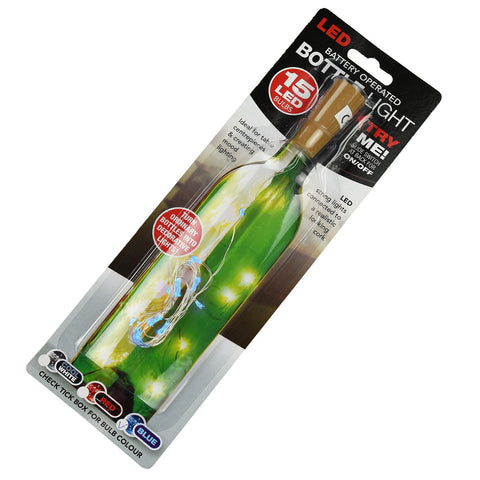 15 LED Bottle Light Battery Operated