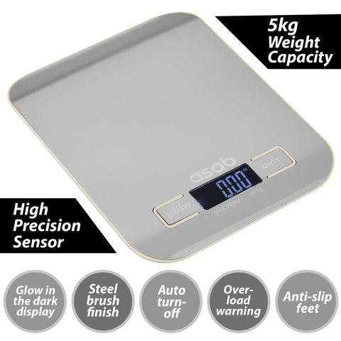 Electronic Kitchen Scale 1g 5000g Pocket LCD