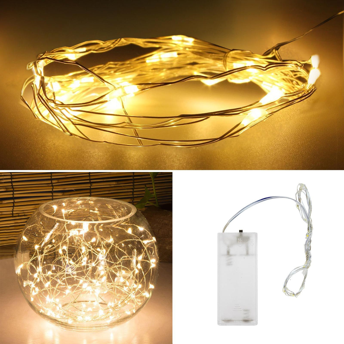 Battery Fairy LED String Lights