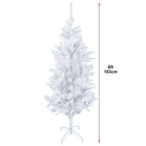 White Artificial Christmas Tree 6Ft