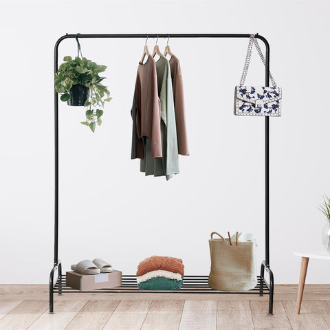 Metal Hanging Rail Clothes Drying Rack