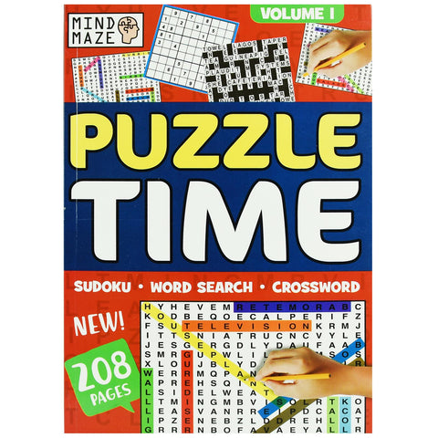 A5 Travel Puzzle Book