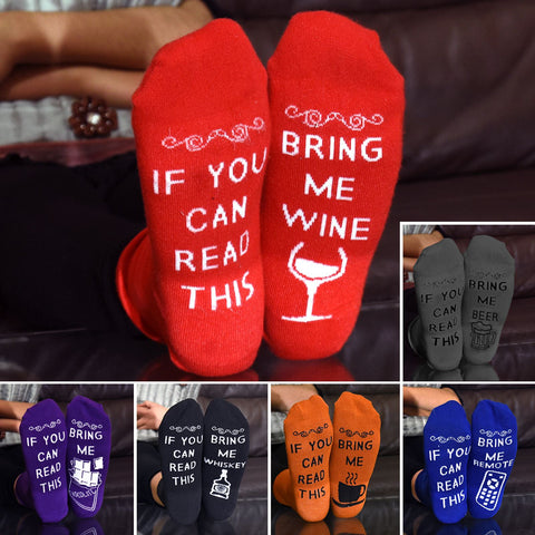 Novelty Socks - If You Can Read This