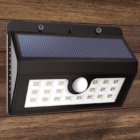 20 LED Solar Power Light PIR Motion Sensor