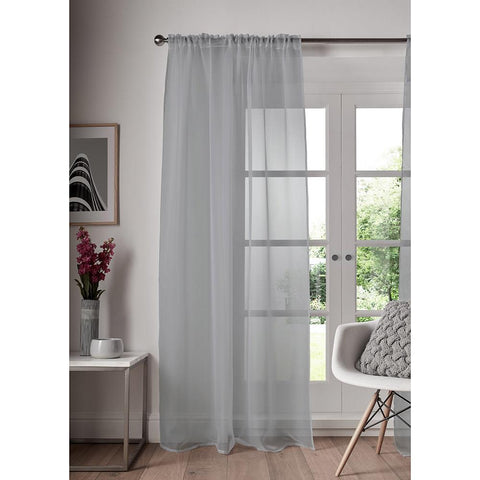 Slot Top Voile Curtains