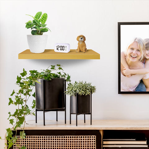 Wooden Hanging Floating Shelves