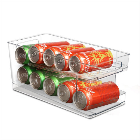 2 Tier Fridge Can Dispenser Holds Upto 9 Cans