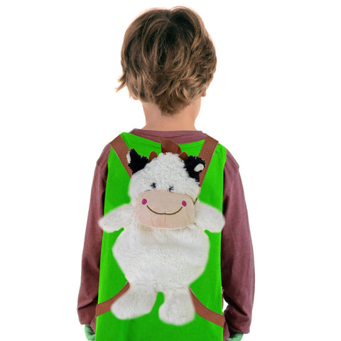 Kids Animal Rucksack Backpack Plush Cute Zoo Toy Lunch Bags