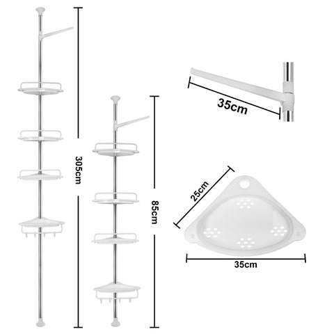 4 Tier Telescopic Shower Caddy