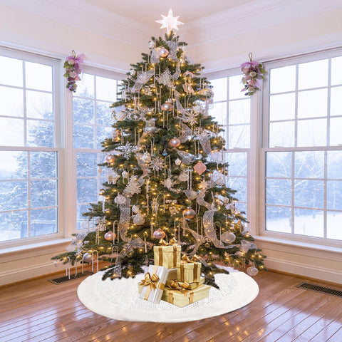 CHRISTMAS Plush Tree Skirt