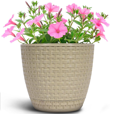 Rattan Saksi Flower Pot