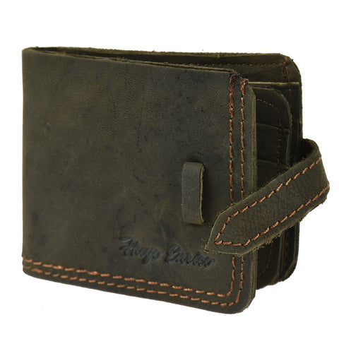 Mens Genuine Leather Bifold Wallet