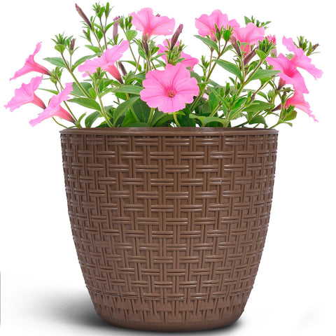 Rattan Saksi Flower Pot