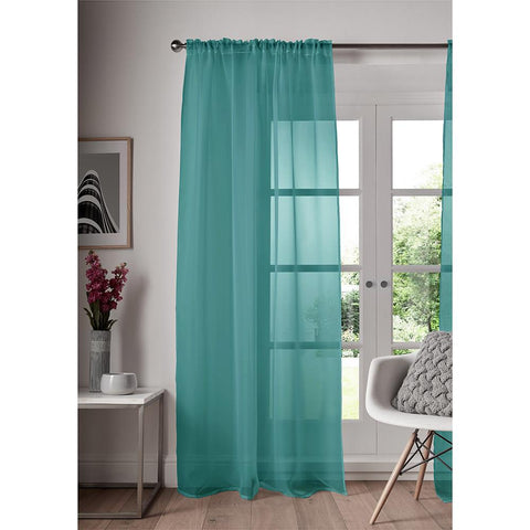 Slot Top Voile Curtains